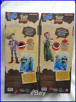Woody and Jessie Toy Story Hawaiian Vacation Dolls Pixar Disney NRFB