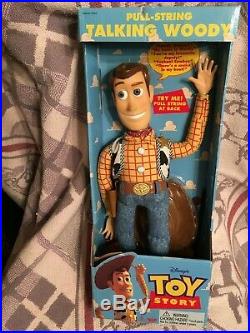 Woody pull string talking doll (new in box). 1995