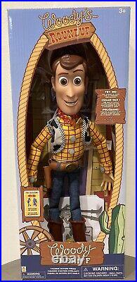 Woody's RoundUp Talking Sheriff 15 Action Figure Toy Story Detector Doll Disney