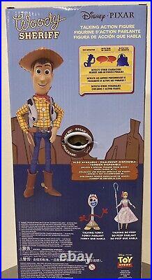 Woody's RoundUp Talking Sheriff 15 Action Figure Toy Story Detector Doll Disney