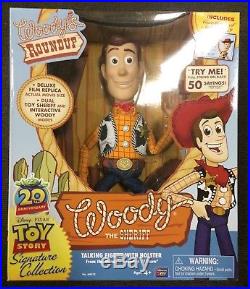 Woody the Sheriff Disney Toy Story Talking Doll 12 Figure with Holster NEW