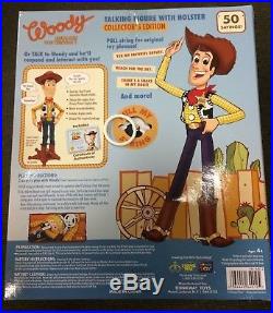 Woody the Sheriff Disney Toy Story Talking Doll 12 Figure with Holster NEW
