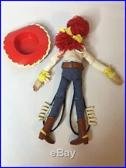 Working Disney Pixar Toy Story Talking Woody + Jessie Dolls Pull String Lot of 2