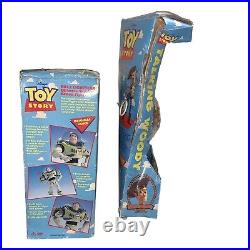 Works! Toy Story Thinkway Pull-String Talking Woody Buzz Lightyear Vintage 1995