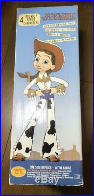 Young Epoch Toy Story Jessie Roundup Woody Life size Doll New Unused
