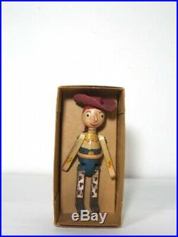 Young Epoch Toy Story Wooden Doll Woody/Jessie/Prospector/Bullseye Complete Set